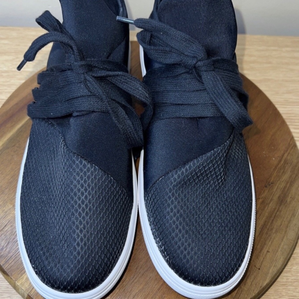 STEVE MADDEN Casual Sneakers Womens 7 Lancer Black Lace Up